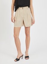 Vila VIPAULINE SHORTS - Humus Beige