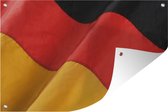 Muurdecoratie Golvende Duitse vlag - 180x120 cm - Tuinposter - Tuindoek - Buitenposter