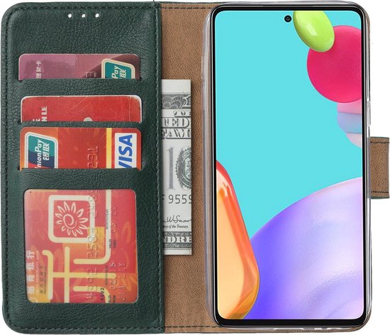 Coque Samsung A32 4G - Coque Samsung Galaxy A32 4G - Etui Portefeuille - Vert