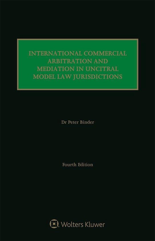 International Commercial Arbitration and Mediation in UNCITR ... - cover