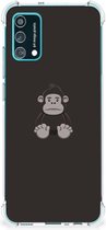 Smartphone hoesje Geschikt voor Samsung Galaxy M02s | A02s Hoesje Bumper met transparante rand Gorilla