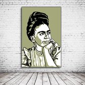 Pop Art Frida Kahlo Poster - 100 x 65 cm Fotopapier Mat 180 gr - Popart Wanddecoratie