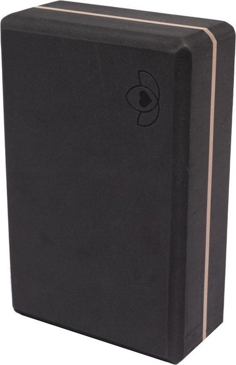 Yoga blok high density zwart - Lotus
