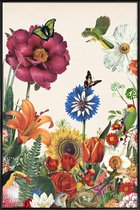 JUNIQE - Poster in kunststof lijst Garden Spring Flowers -20x30