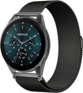 Shop4 - Bandje voor OnePlus Watch - Metaal Zwart