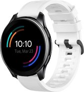 Shop4 - Bandje voor OnePlus Watch - Siliconen Wit