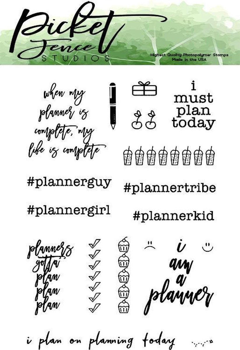Planners Gotta Plan Clear Stamps (P-100)