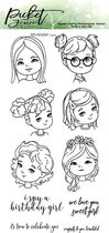 Girls of All Seasons Clear Stamps (KIDS-101)