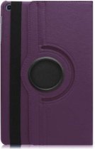 Case2go - Tablet hoes geschikt voor Samsung Galaxy Tab S6 Lite - Draaibare Book Case Cover - 10.4 Inch - Paars