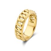 May Sparkle Summer Breeze Dames Ring Staal - Goudkleurig - 18.50 mm / maat 58