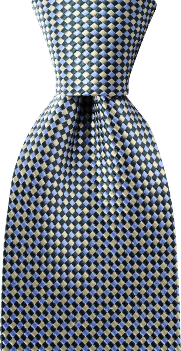We Love Ties - Stropdassen - Stropdas Headoffice - groen / blauw