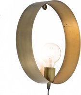 Wandlamp metaal cirkel - Kolony - gold - metalen hanglamp
