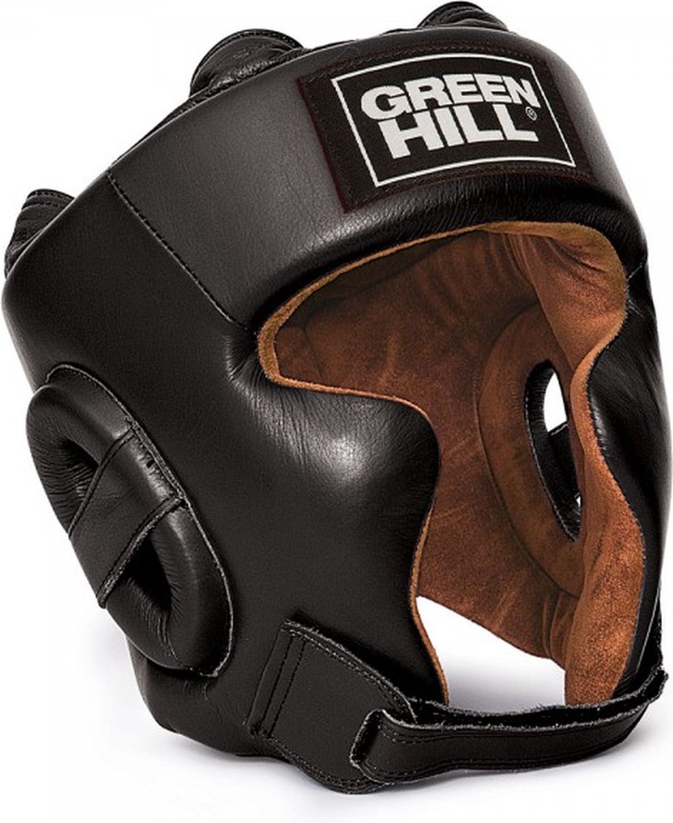 Green Hill Head Guard SPARTAN Black (Beschikbaar in verschillende maten)