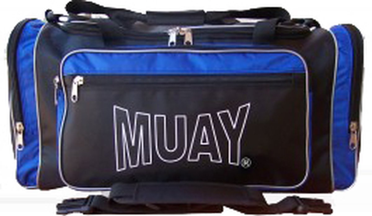 Muay Sporttas blauw/zwart
