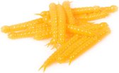 Libra Lures Slight Worm - Dark Yellow - 3.8cm - 15 Stuks - Geel
