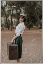 JUNIQE - Poster met kunststof lijst Dressed for Adventure -30x45