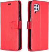 Portemonnee Book Case Hoesje Geschikt voor: Huawei P40 Lite 2020 -  rood