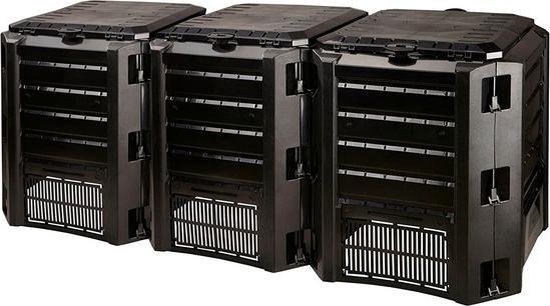 Compostsysteem zwart 1200 liter - 3 vaten van Merkloos	 — afbeelding 4