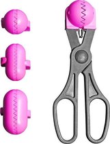 The Croquetera - Multifunctioneel gebruiksvoorwerp met 4 verwisselbare mallen - roze