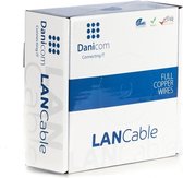 DANICOM CAT5E FTP 100 meter internetkabel op rol soepel - PVC (Fca) - netwerkkabel