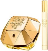 Paco Rabanne Lady Million Giftset - 80 ml eau de parfum spray + 20 ml eau de parfum tasspray - cadeauset voor dames