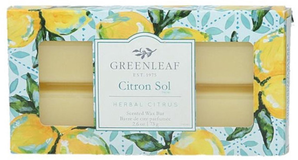 Greenleaf Wax-bar Citron Sol