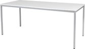Bureautafel - Domino Basic 180x80 grijs - alu frame