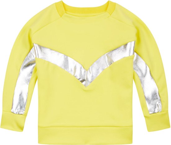 Hoores sweater 81 plain scuba yellow Beige: