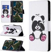 Voor Nokia X10/X20 Gekleurd Tekenpatroon Horizontale Flip Lederen Case met Houder & Kaartsleuven & Portemonnee (Panda)