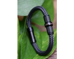 Urn-Crematie-as heren armband-Sieraad wordt voor u op maat gemaakt!-Sail Rope Heren armband antraciet-crematie-as verwerkt in rvs bedel-Design Black bedels-Herinnering-Mannen armband-Assieraad-Herdenkingsssieraad-Gedenken-Handgemaakt