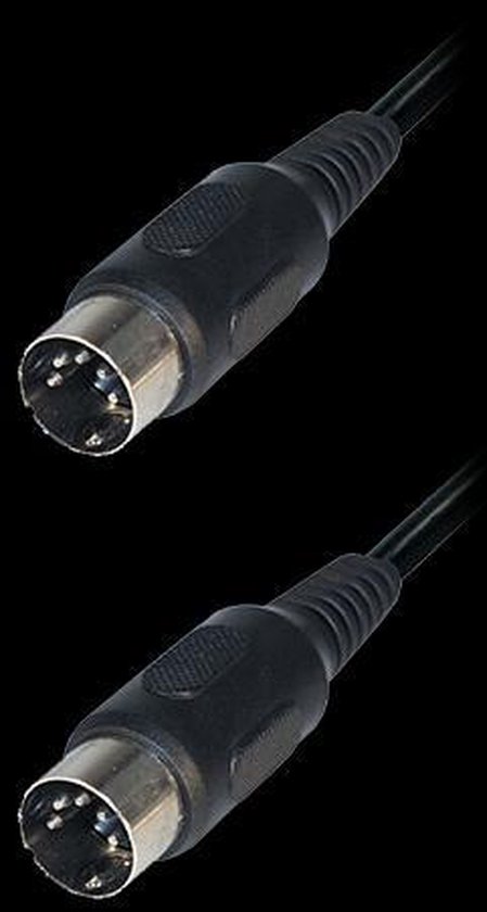 Câble d'extension audio DIN 5 broches S-Impuls / noir - 1,5 mètre