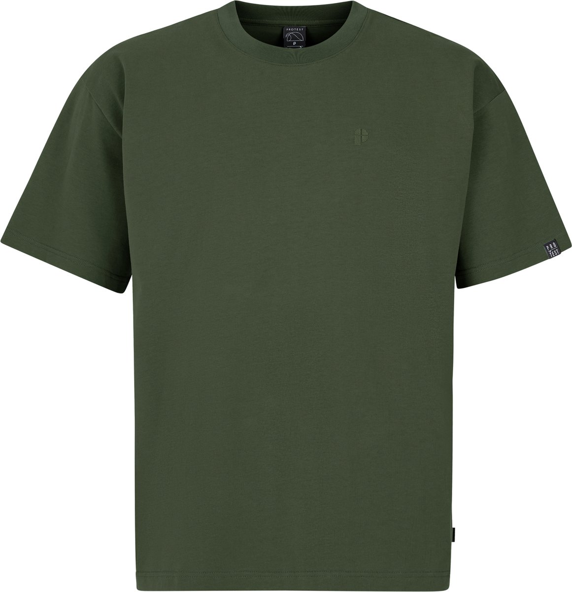 Protest Prtmatteo T shirt Heren Korte mouwen Ronde hals Thyme