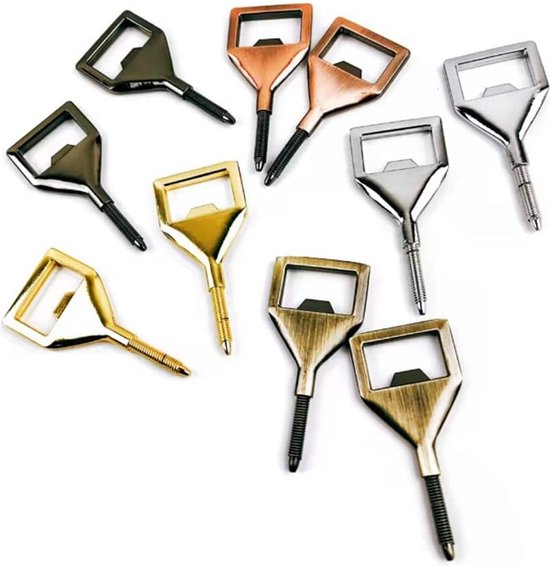 Wandflesopener, Flesopener Voor Aan De Muur, Voor Binnen En Buiten Gietijzer 4 Stuks