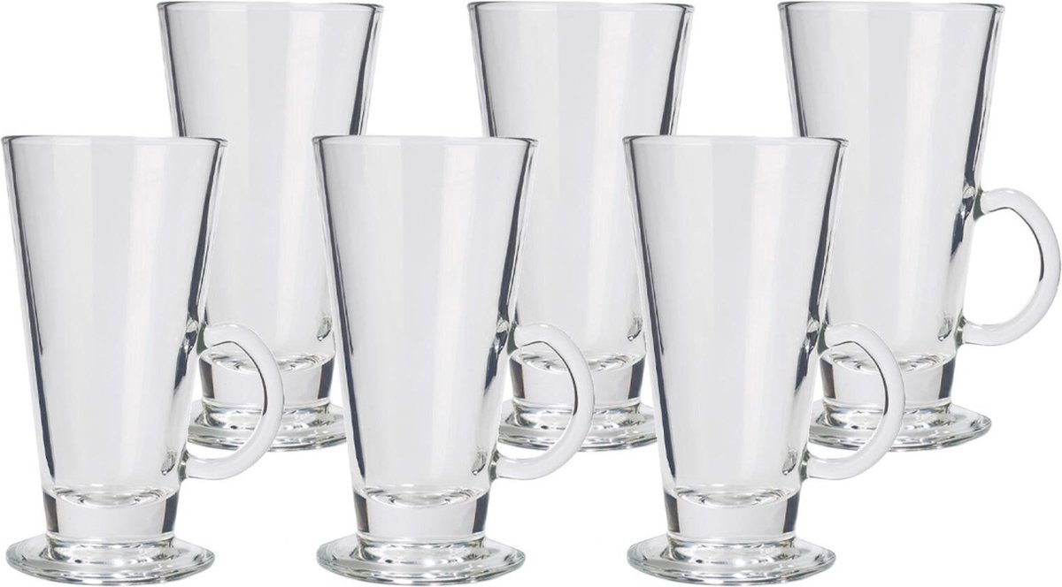 Latte Macchiato Gläser V-Shape 265 ml Set van 6