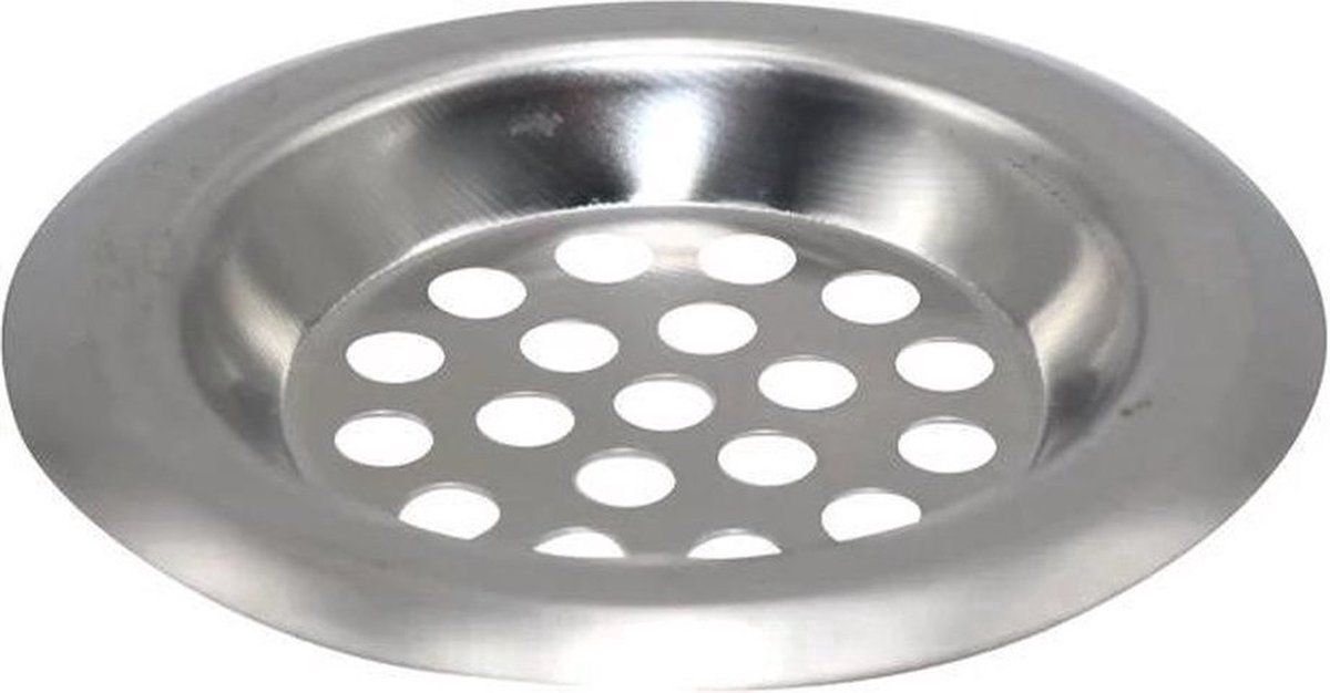 Goedkoopste 1 Stuk RVS Afvoerstop Gootsteen buitenste ring heeft een diameter van 75 mm, de binnenste ring 55 mm - afvoerzeef, korfplug, gootsteenzeef en meer van Heble®