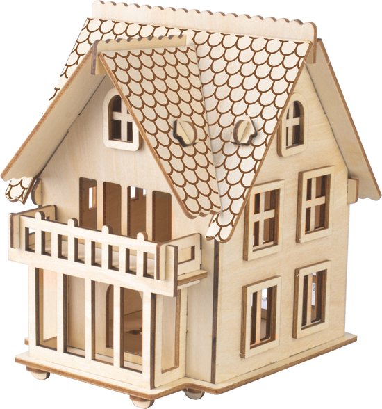 Bouwpakket Villa Huis Huisje B- hout