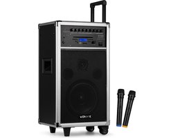 Vonyx ST100 MK2 Mobiele geluidsinstallatie 8 inch BT/CD/MP3/UHF