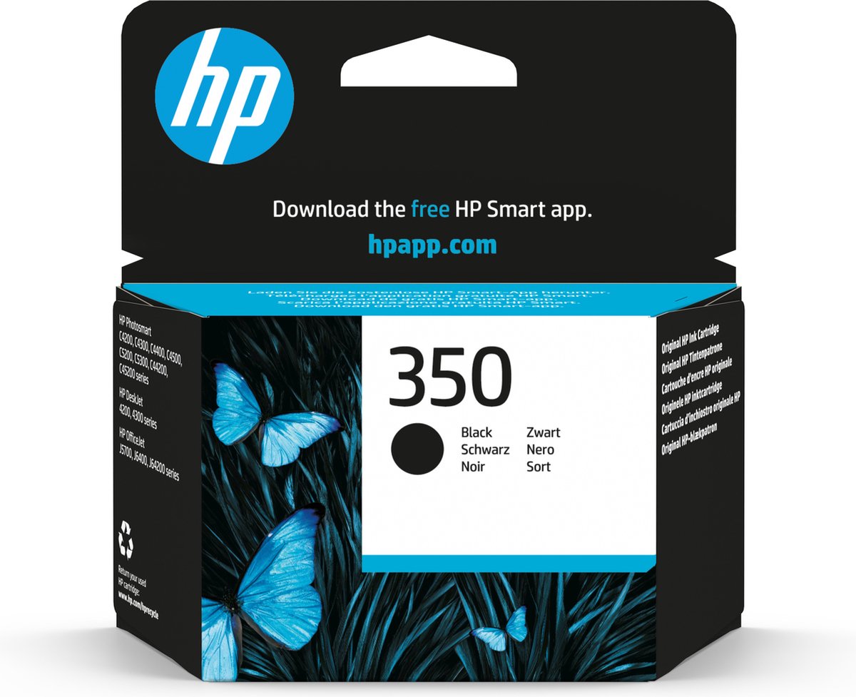 HP cartridge HP350INK - Instant Ink (Zwart)