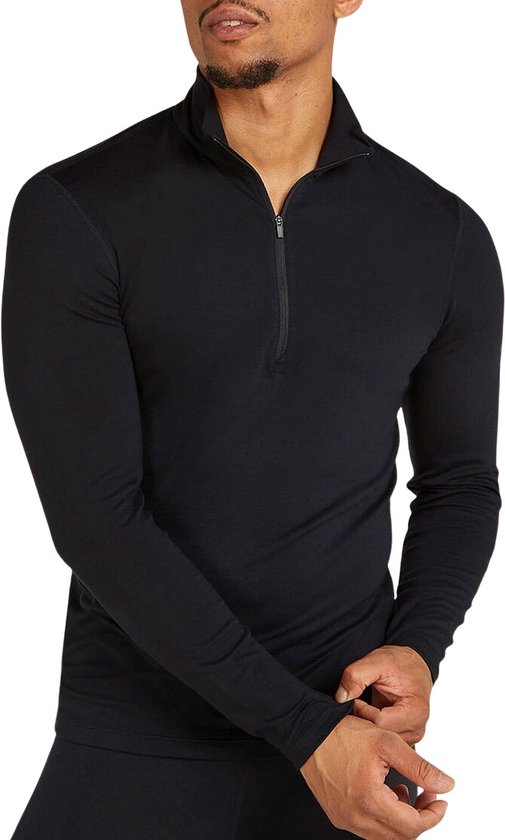Icebreaker Core Heavyweight Half Zip LS Thermoshirt Mannen - Maat S