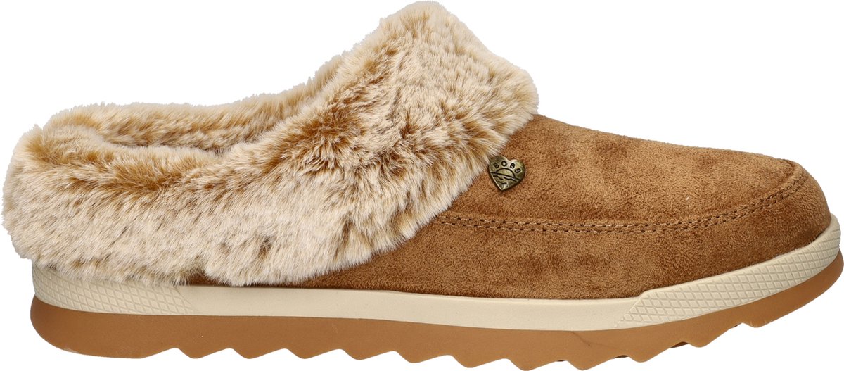 Bob's Skechers Cozy Chill dames pantoffels - Cognac - Maat 41