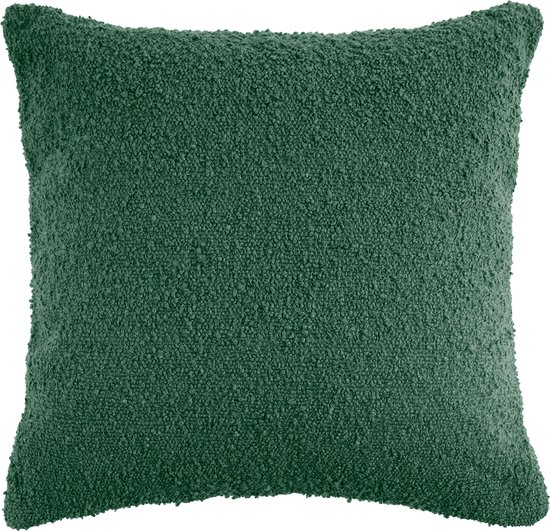 Mistral Home - COUSSIN DÉCORATIF - bouclé - 45 x 45 cm - couleur unie - vert