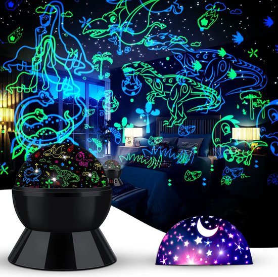 Foto: Bellavita 12 in 1 projectorlamp galaxy projector sterren projector sterrenhemel projector universum heelal lamp sterren nachtlamp nachtlamp voor kinderen