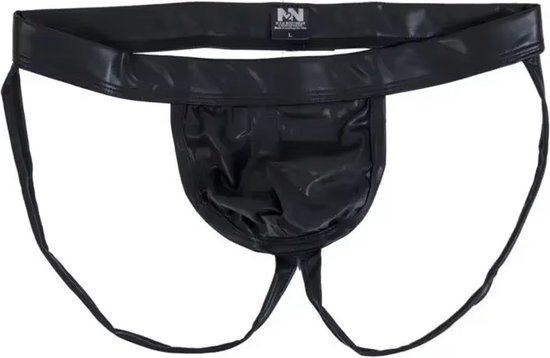 PU Leather G-string hommes - Fesses ouvertes - Slips érotiques - Sous-vêtements - BDSM