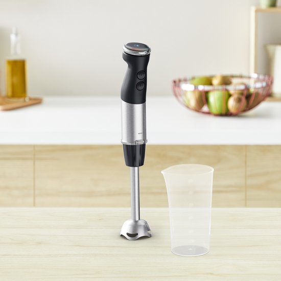 Moulinex DD6718 blender Staafmixer 1000 W Zwart, Roestvrijstaal van Moulinex — afbeelding 2