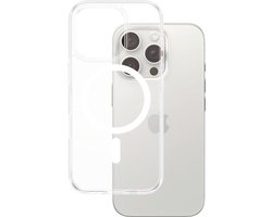 PanzerGlass Apple iPhone 16 Pro - Wit MagSafe HardCase Clear