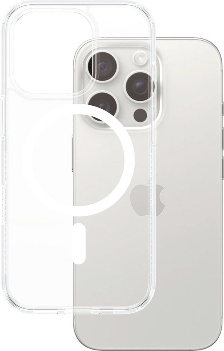 PanzerGlass Apple iPhone 16 Pro - Wit MagSafe HardCase Clear
