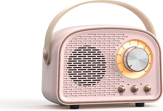 Bluetooth speaker - schattige mini luidspreker - Speakers - draagbare draadloze Bluetooth speaker - Roze