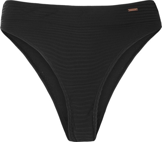 Protest Mm Samae – Bikini broekje Dames – High waist – Hoog uitgesneden – Mix & Match – True Black