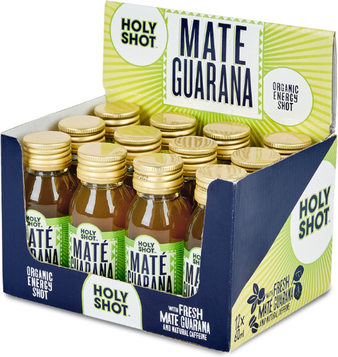 Goedkoopste Holy Shot | Maté Guarana | 12 Stuks | 12 x 60 ml
