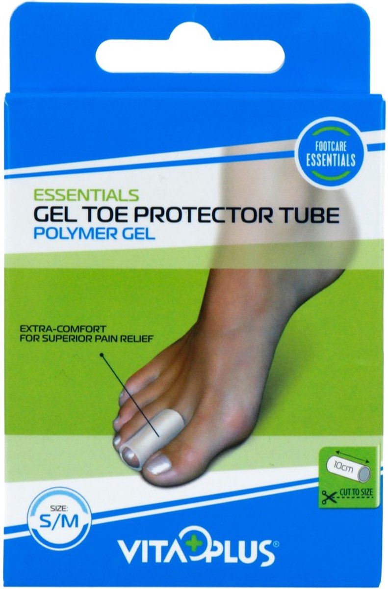Goedkoopste Vitaplus Essentials Gel Toe Protector Tube maat S/M 1ST